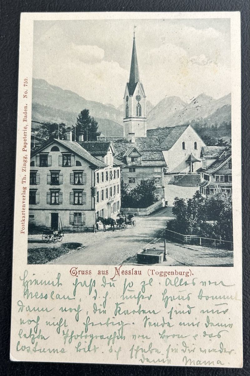 Cartes postales: Gruss aus Nesslau – D'occasion à Horw par Tellbub