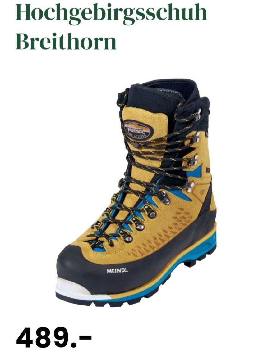 Meindl Scarpe da uomo: Wanderschuh  Arbeitsschuh Meindl Bergschuh Gr. 44 – Usato da Wila venduto da myquaso 5