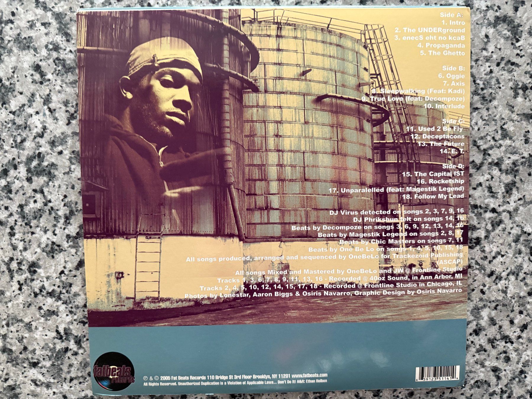 Dischi in vinile: One Be Lo – S.o.n.o.g.r.a.m. [2LP US 2005] – Usato da Tamins venduto da Dark-Skull-Vinyl 1