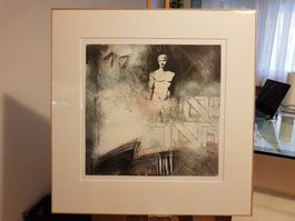 Original Kunstwerk von JAZ HALL - "Night Figure I"
