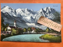 Alte Ansichtskarte Garmisch Berge Verlag Franz Hayer