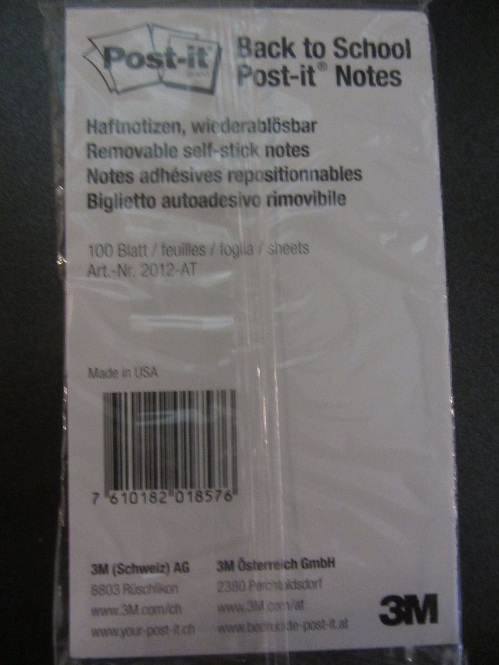 Sticker: 6 Post-it Haftnotizzettel à 100 Blatt, kleines Mitbringsel – Nuovo e nell'imballaggio originale da Egliswil venduto da chroetli22 5