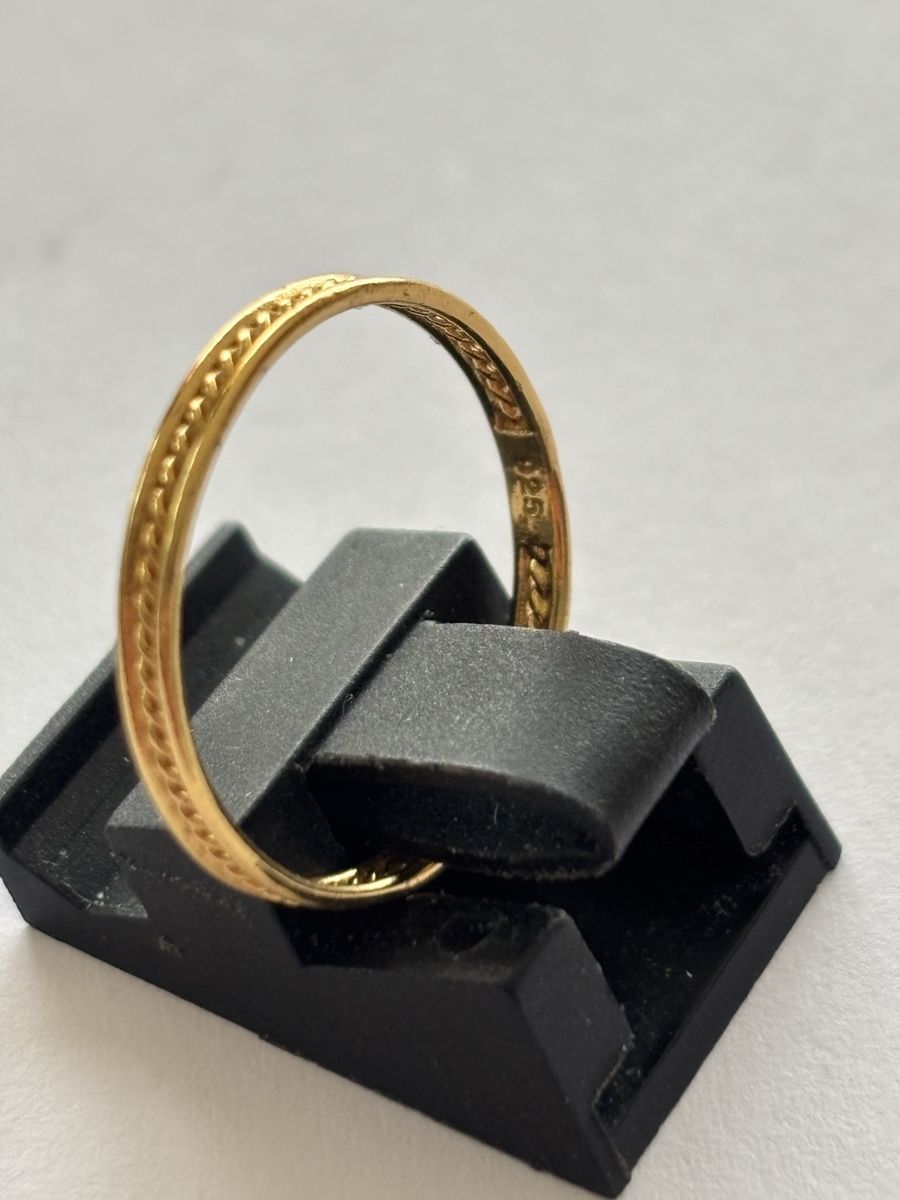 Anelli: Ring Silber vergoldet 925 – Usato da Langnau am Albis venduto da flusspflege 1