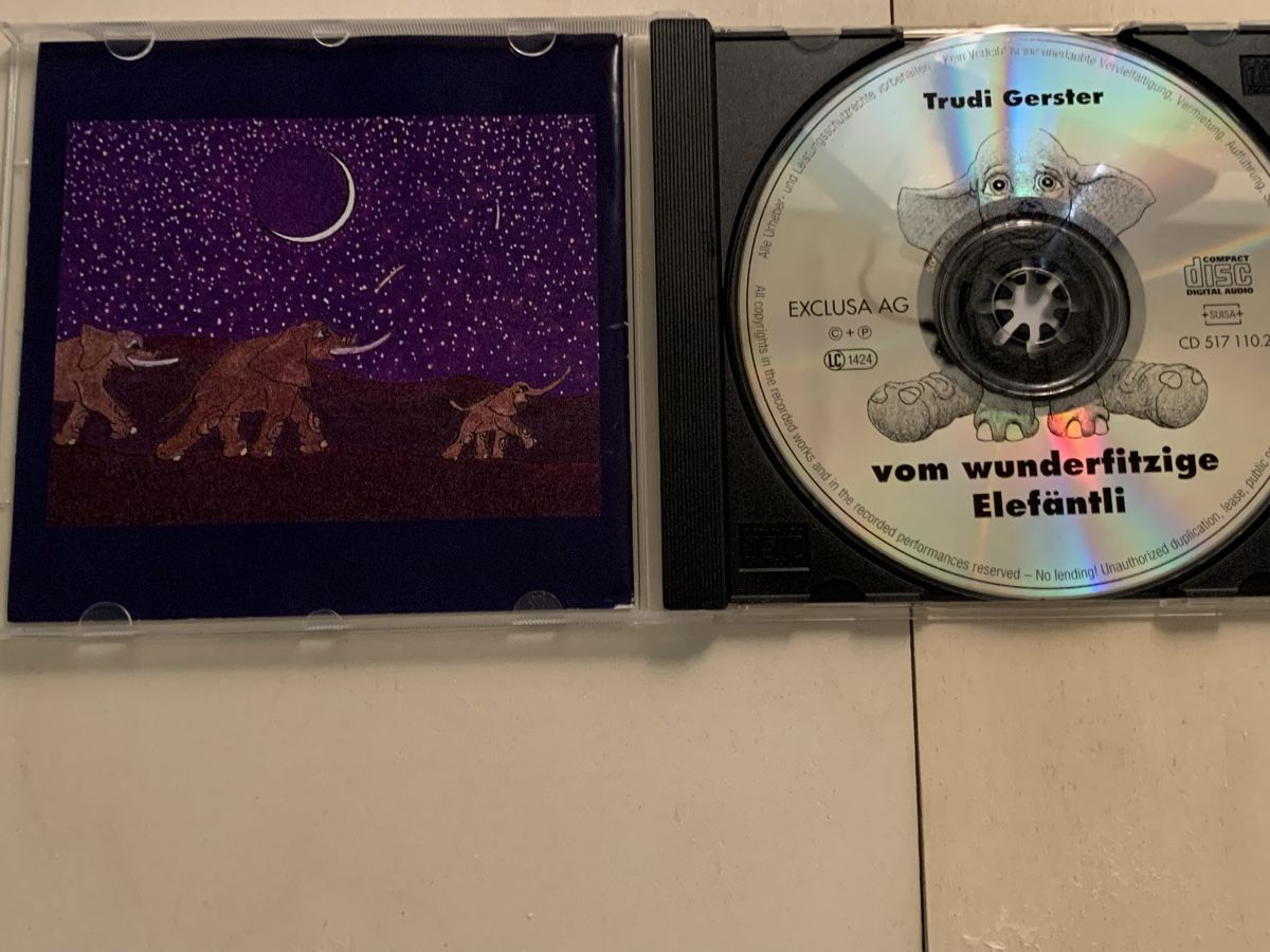 CD: Trudi Gerster - Vom wunderfitzige Elefäntli CD - Ki51 – Nuovo (secondo la descrizione) da Erlenbach ZH venduto da Ritschly 1
