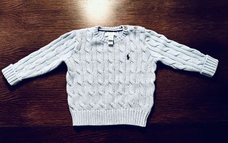Süsser Ralph Lauren Baby Pullover, Grösse 12 Monate
