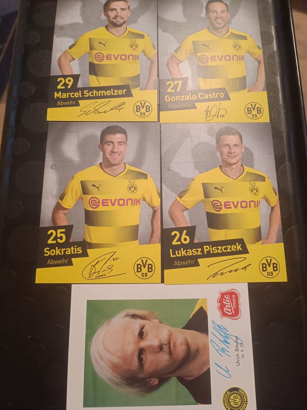 Autographes: 5 BVB Autogrammkarten - Borussia Dortmund – D'occasion à Menziken par Artographs
