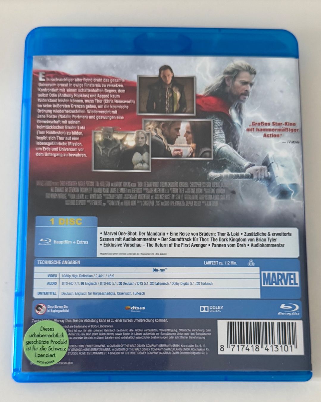 Alle DVDs: THOR  - The Dark Kingdom   [Blu-ray] – Gebraucht aus Dietlikon von Web-Trader 2
