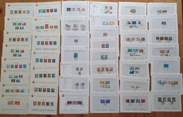 Lot PTT Sammelblätter: 15 Pro Patria/Juventute x  + 143 Stk.