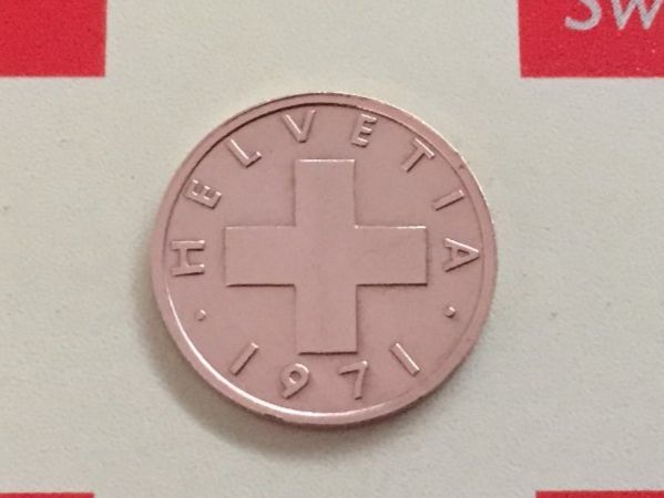 Tutti le monete: 1 Rappen 1971 -vz – Usato da Elsau venduto da herbybay