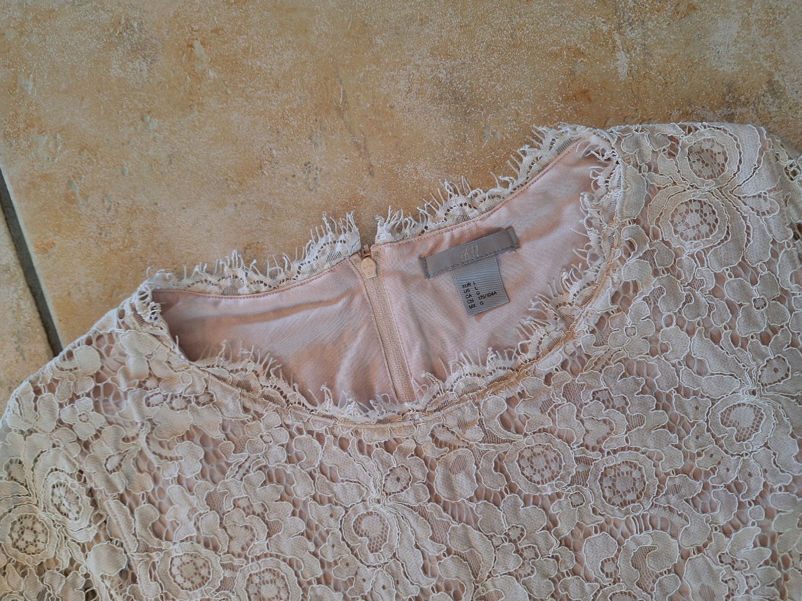 H&M Vestiti: Spitzenkleid (Elfenbeinfarben) – Usato da Rheinfelden venduto da Cleopatra2000 2