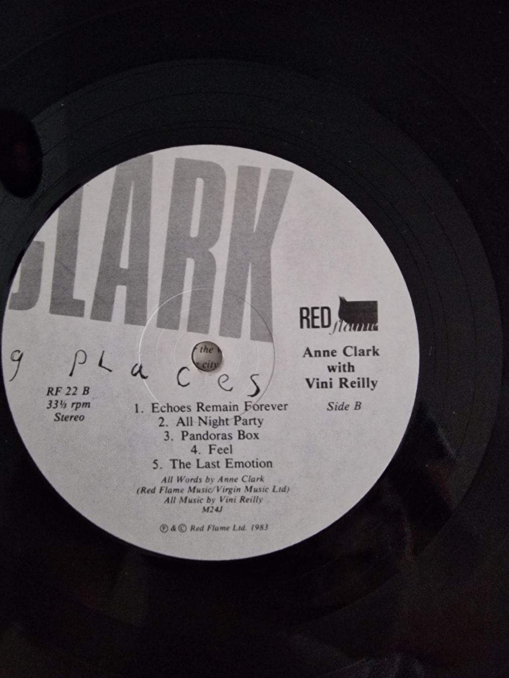 Dischi in vinile: Anne Clarke - Changing Places – Usato da Pfaffnau venduto da gunport 4