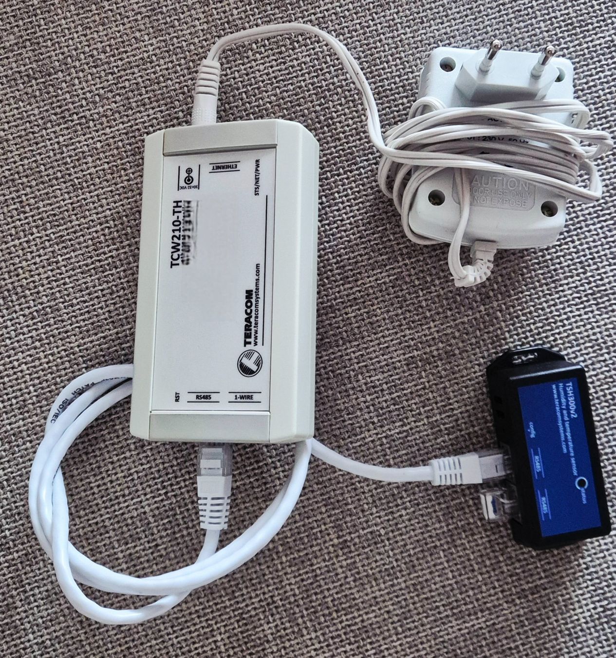 Elektronikbauteile: Teracom TCW210-TH + TSH300v2 Sensoren – Gebraucht aus Buchs ZH von Minasig