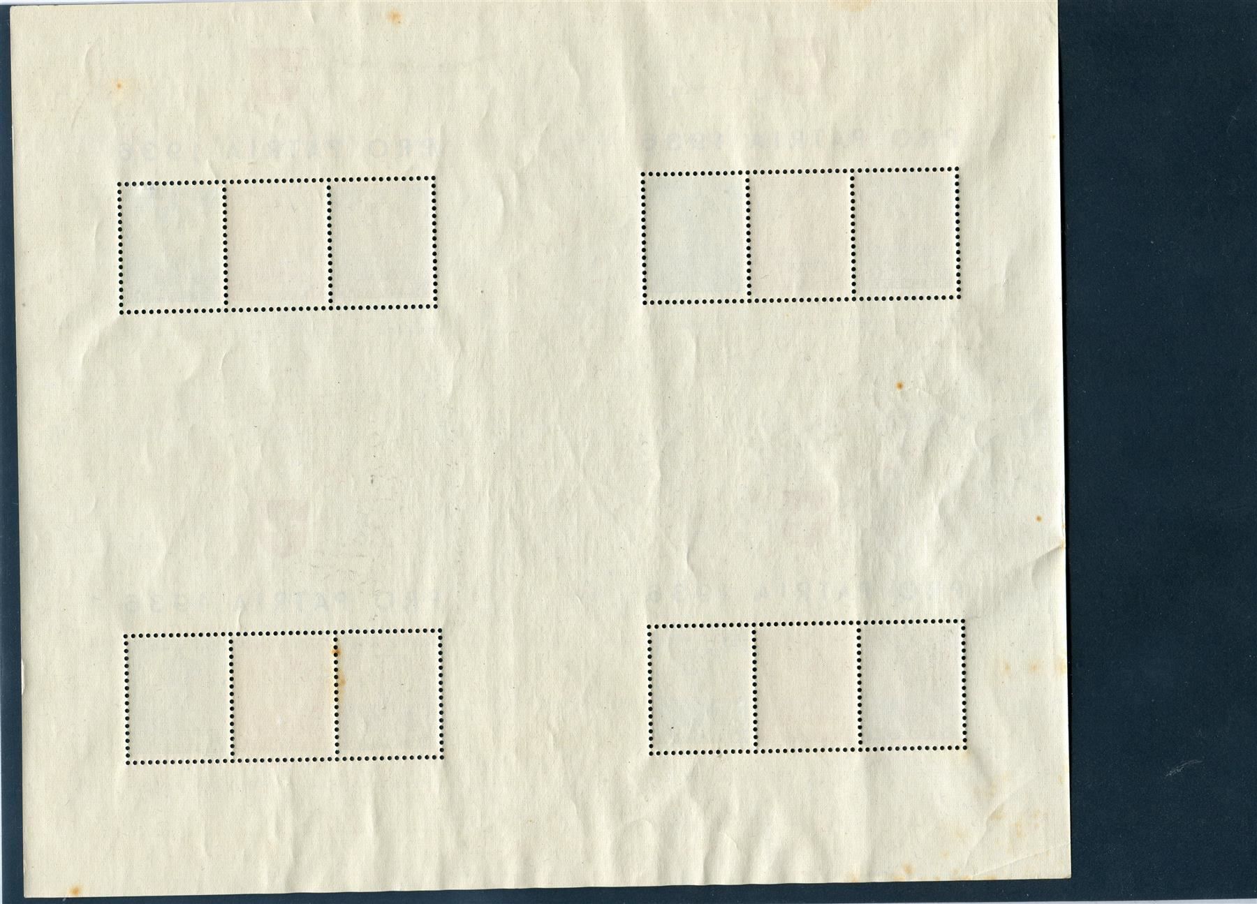 Tutti i francobolli: 1936 Patria Gross-Block Nr. W 8a postfr. – Usato da Winterthur venduto da Kyoung 1