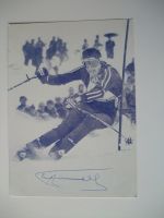 PAUL FROMMELT (LIE) SKISTAR AUTOGRAMMKARTE