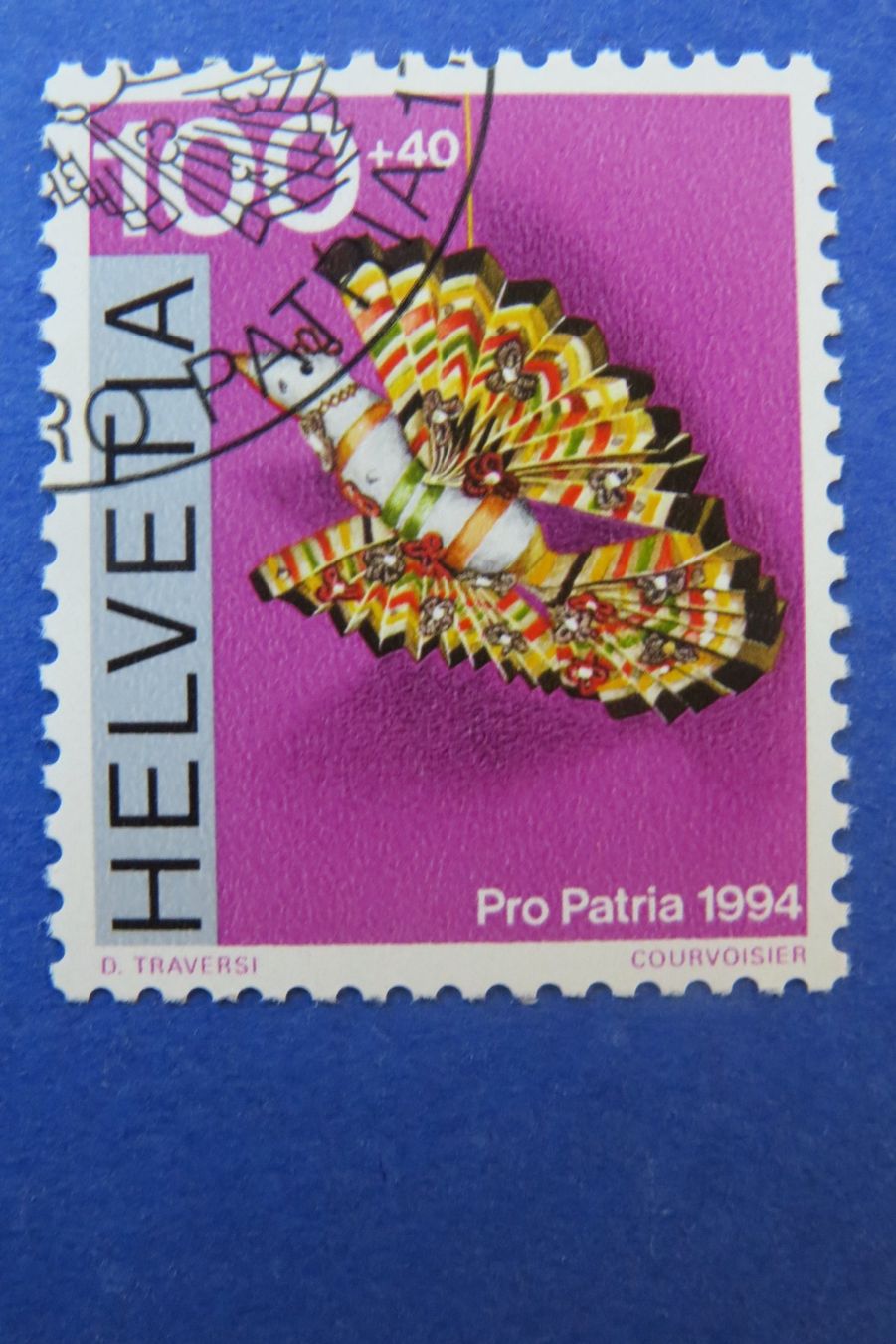 Tutti i francobolli: Serie Pro Patria 1994 - off.Ersttag-Eckstempel BERN – Usato da Brunnen venduto da Kumari 1