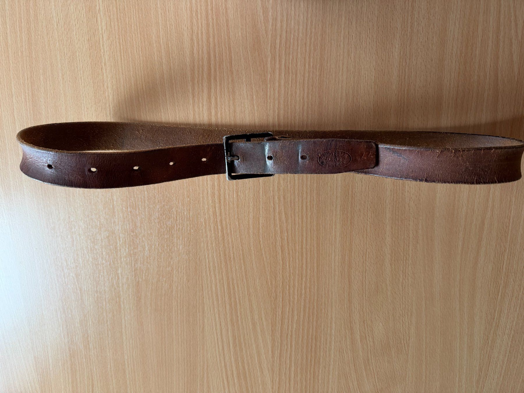 Cinture: Ledergurt braun Marke Tanner – Usato da Brunnenthal venduto da Eco07