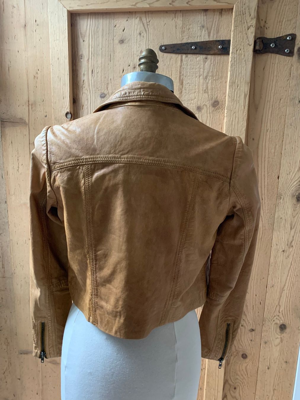 Liebeskind Giacche: Liebeskind Lederjacke Gr. S curry – Usato da Thun venduto da Crown7 2