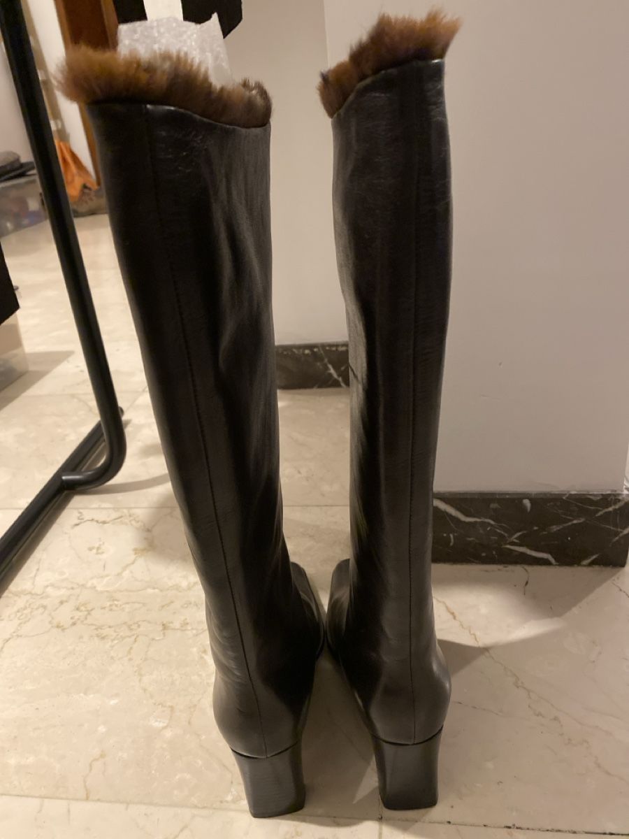 Scarpe da donna: Stiefel Leder mit Pelz 38 – Nuovo e nell'imballaggio originale da Viganello venduto da Cathy3 3
