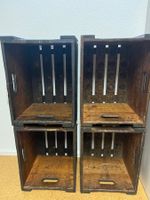 4 Holzharrassen Löwenbräu original