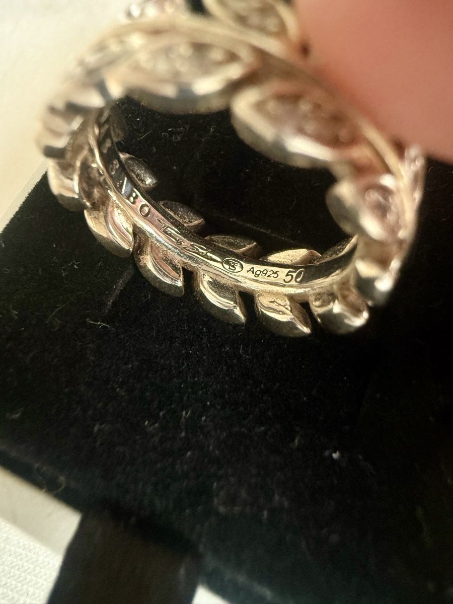 Thomas Sabo Ringe: Thomas Sabo Ring Lorbeerblatt Zirkonia Gr. 50 – Gebraucht aus Winterthur von Query01 2