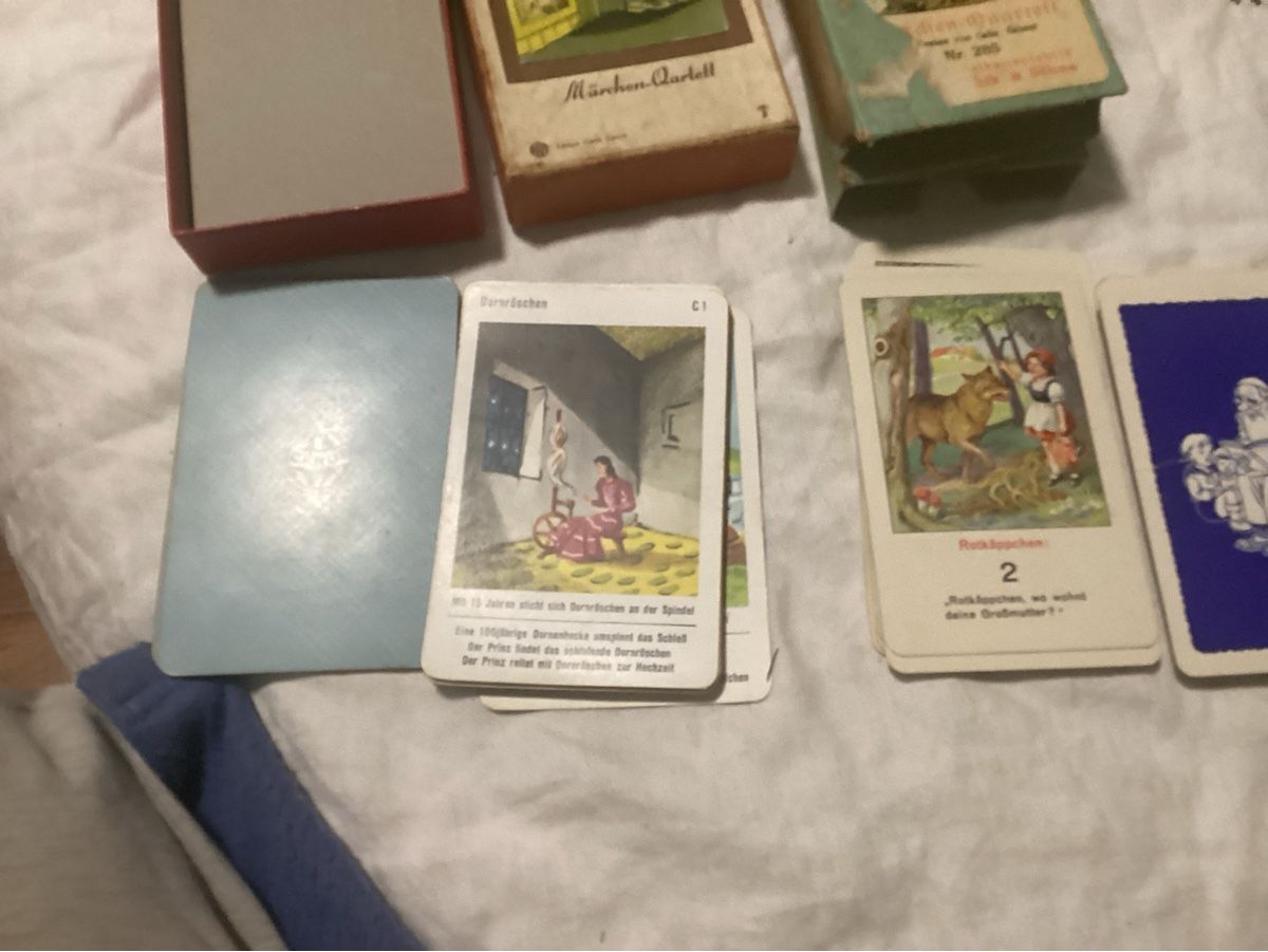 Spiele: 2 ALTE MÄRCHEN QUARTETT – Gebraucht aus Münchenstein von NoSu98 2