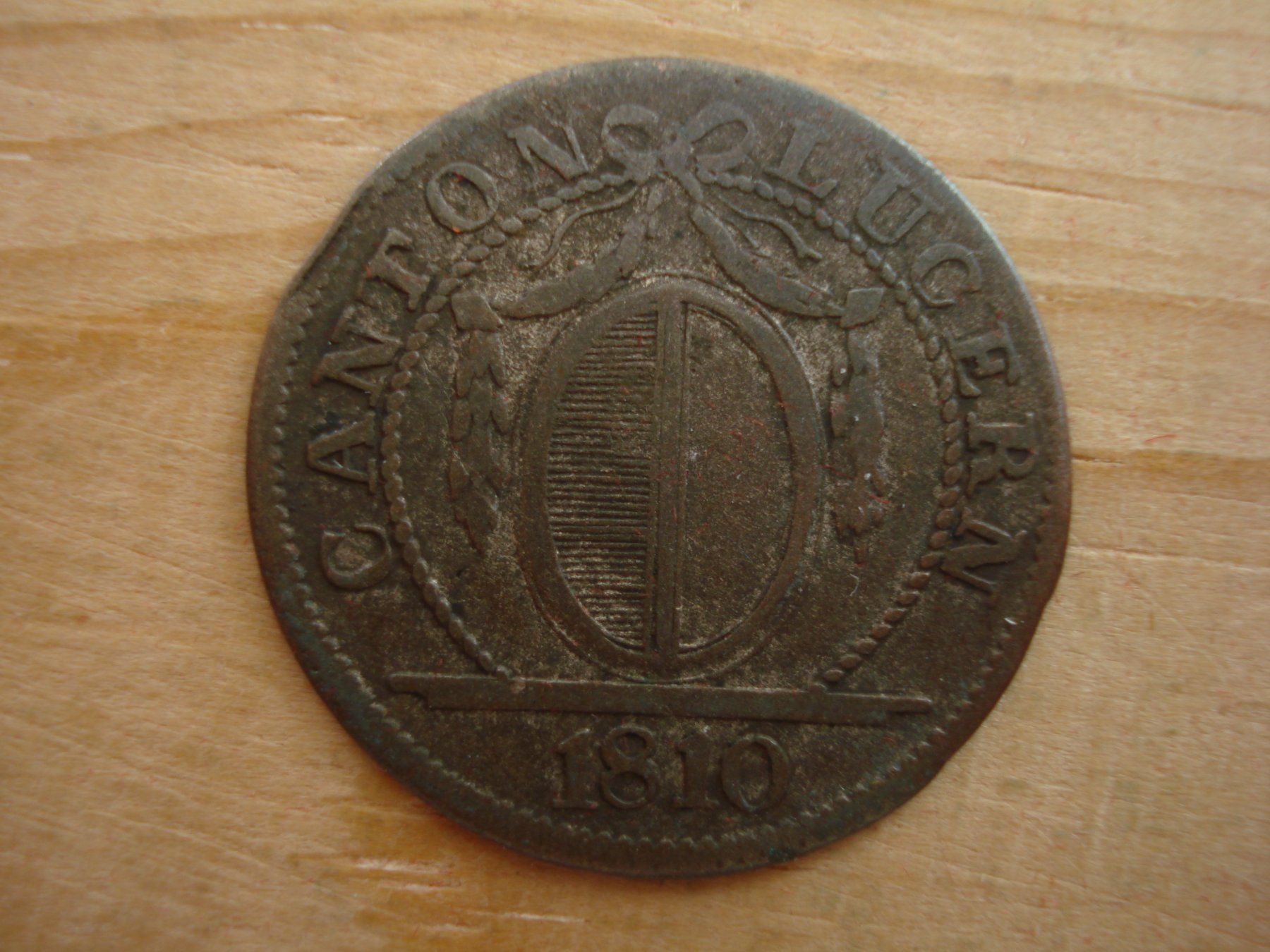 Tutti le monete: (S1)      Luzern 1 Batz 1810 – Usato da Erlach venduto da Net-Coins