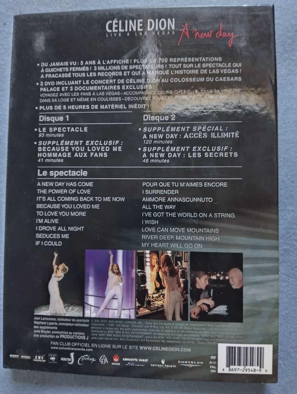 Tutti i DVDs: Céline Dion : A New Day (2 DVDs) – Usato da Troinex venduto da grigri2020 1