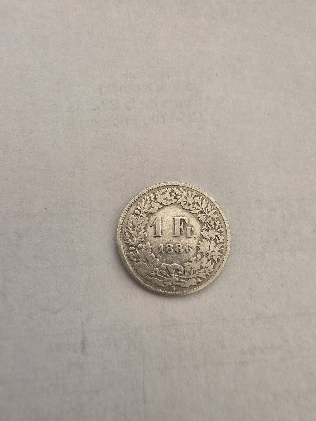 Tutti le monete: pièce argent 1chf 1886 – Usato da Fribourg venduto da yan_z5fr