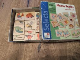 Selecta Memo Pepito Holzspiel Tiere