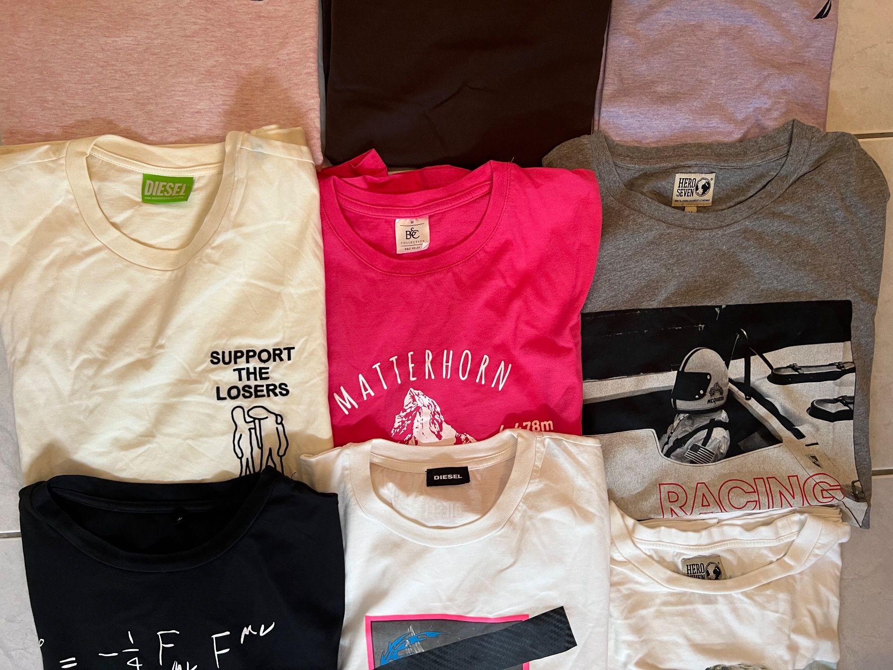 Magliette Polo: Lot de 9 T-shirt taille M – Usato da Basel venduto da La.Bonne.affaire 2