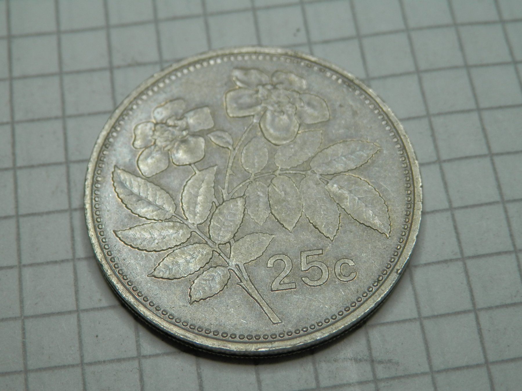 Alle Münzen: Malta 25 Cent, 1995 – Gebraucht aus Weiach von weiach81 1