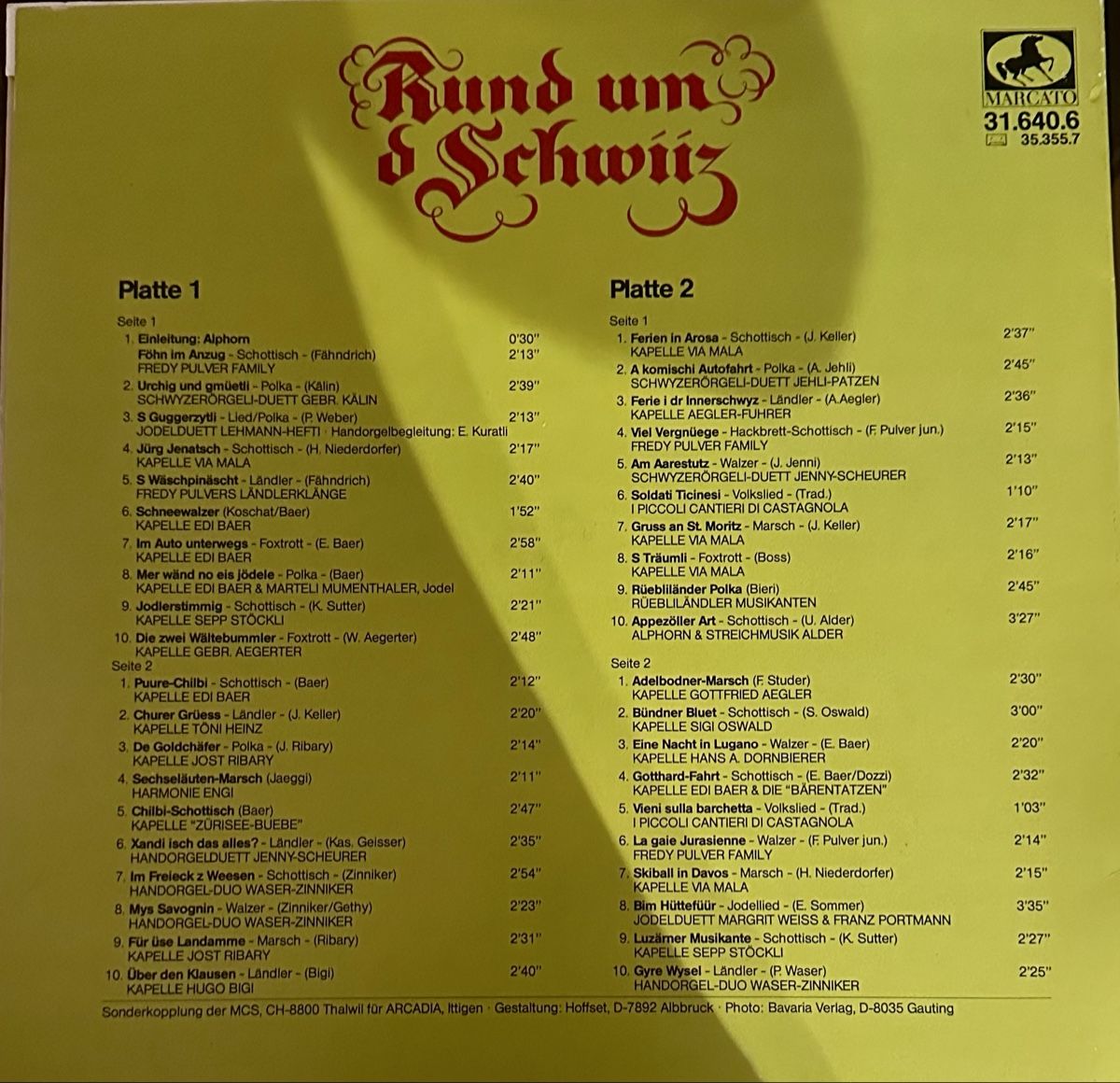 Dischi in vinile: 3 Schallplatten  – Usato da Malters venduto da Gustov 3