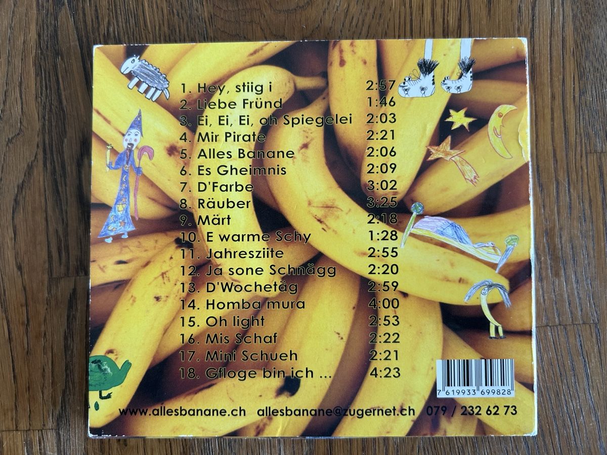 CD: Kinderlieder-CD "Alles Banane" von Caroline Graf – Usato da Wolhusen venduto da eve_m6cg 2
