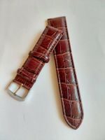 Bracelet de montre en cuir de veau souple 20 mm  unisex