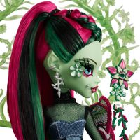 rare Monster High Venus McFlytrap Skull Collector - Neu!