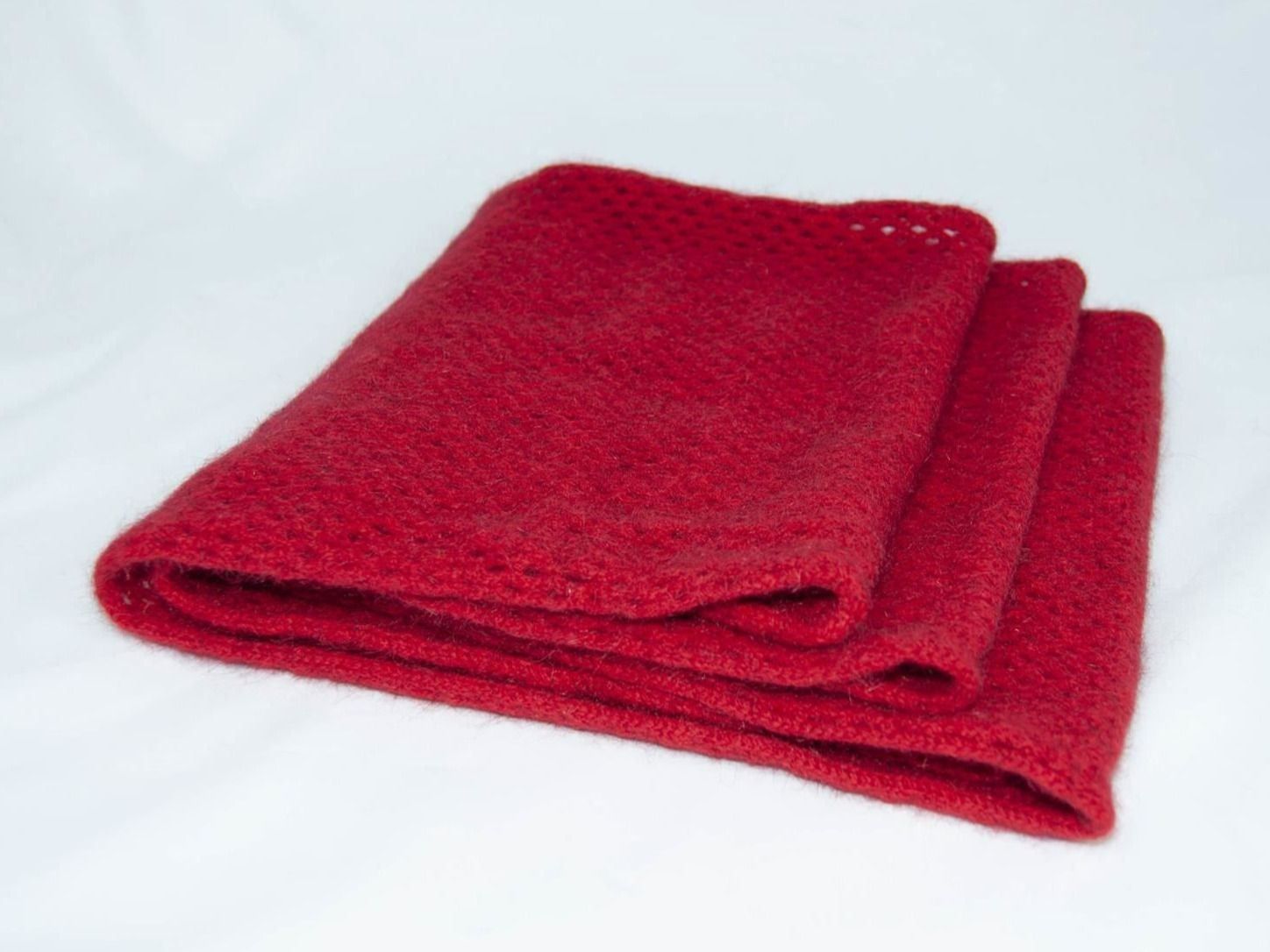 Foulard & Sciarpe: Possum Rundhalstuch - Wabenmuster rot – Nuovo e nell'imballaggio originale da Zollikofen venduto da marys-choice 2