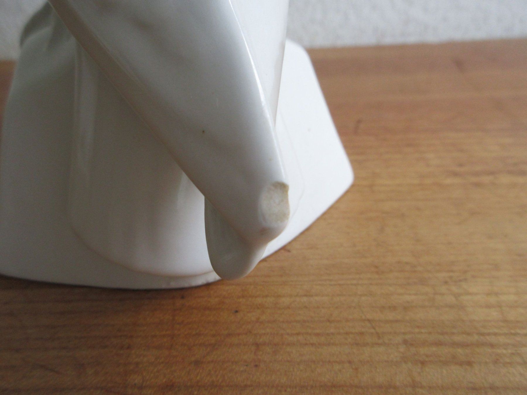 Statuette: Laufen Keramik - weiss Eule, selten! – Usato da Binningen venduto da mondoantico 5