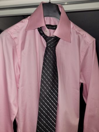Gianni&Armando Hemd Slim Fit, Rosa, Gr. M, neuwertig!