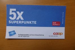 Coop Superpunkte 5x auf Einkauf - 1.07.26 - 31.07.26
