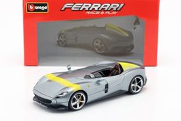 FERRARI MONZA SP1 2018 GRAU 1:18 BBURAGO