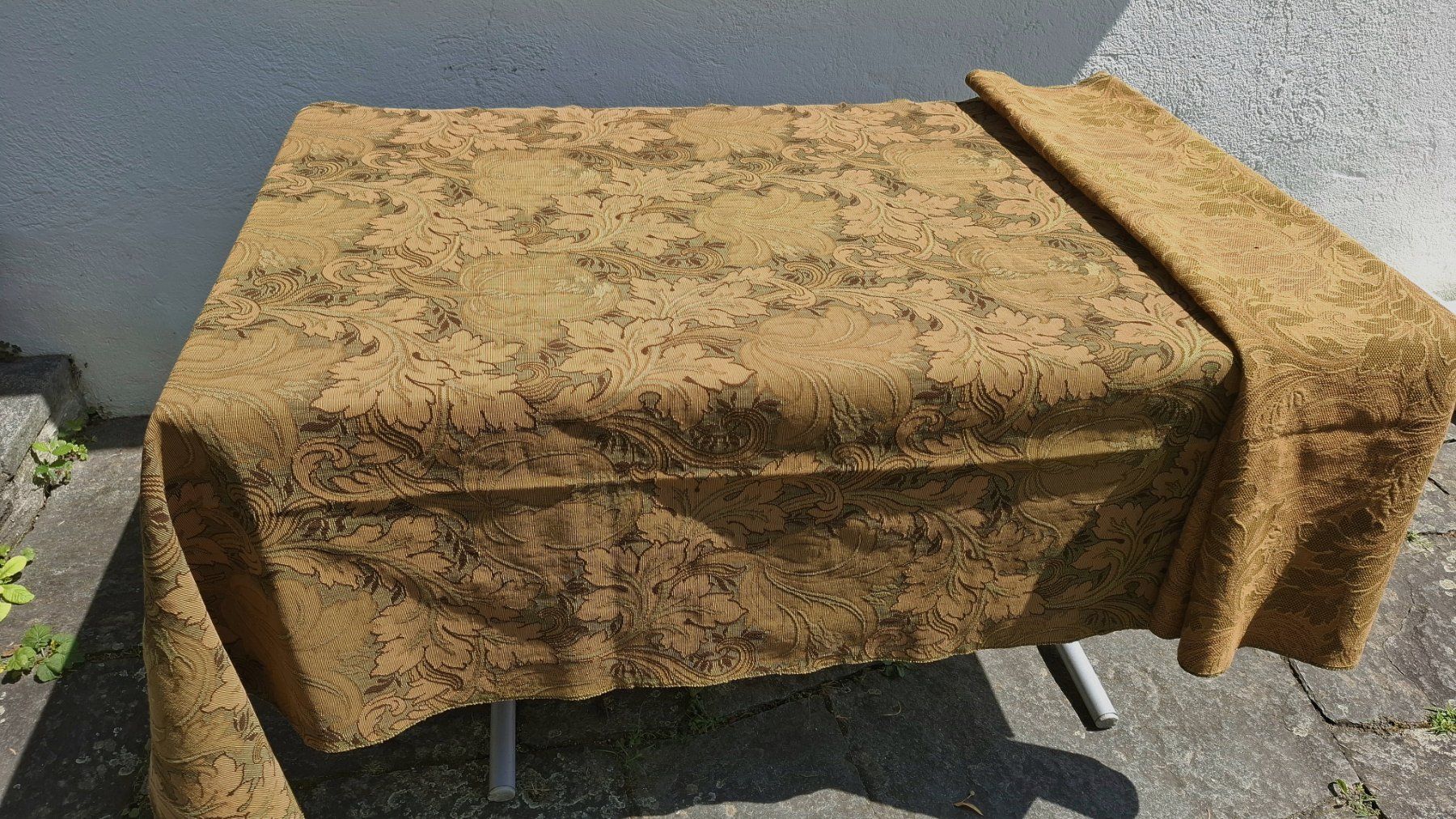 Tissus: ANTIKER MÖBELSTOFF, JUGENDSTIL um 1900 – D'occasion à Grüningen par Kartensammler 2