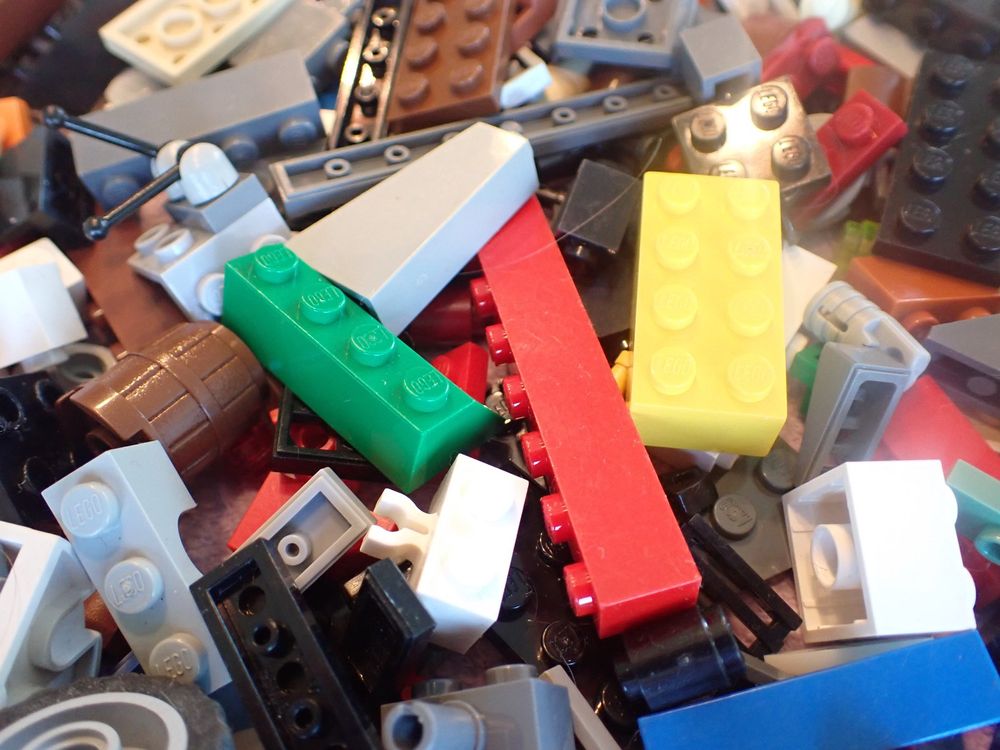 sehr viele LEGO Steine bunt gemischt Kilo Ware System (1) Kaufen auf Ricardo