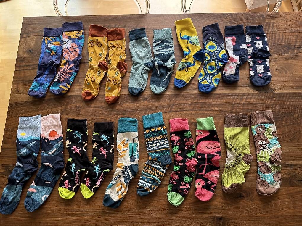 Happy Socks Calze: Happy Socks bunte Socken Motivsocken – Nuovo (secondo la descrizione) da Winterthur venduto da jgroeble