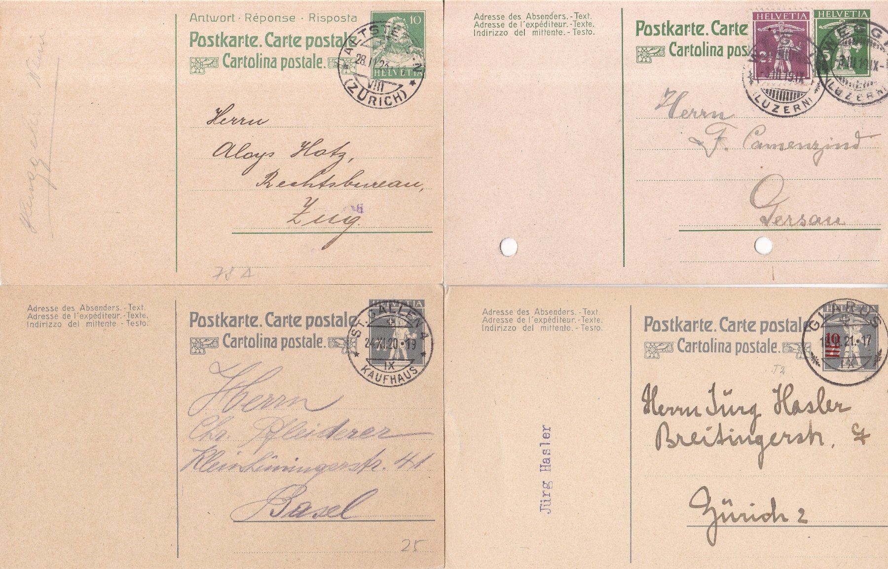 Tous les timbres: 50 Stk. Alte CH Briefe, Postkarten, Belege – D'occasion à Münchwilen AG par Nesar 4