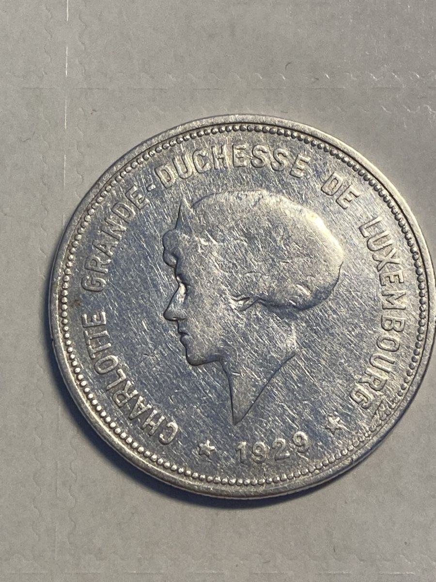 Tutti le monete: Luxembourg, 5 Francs 1929 argent – Usato da Corsier-sur-Vevey venduto da Ginoarturo