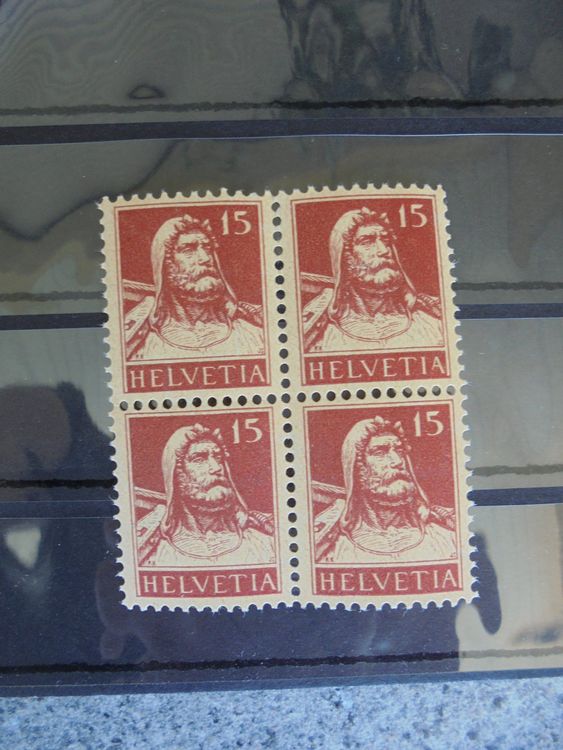 Briefmarken Block Tell postfrisch (Gebraucht) in Jona für CHF 1.9 – mit ...
