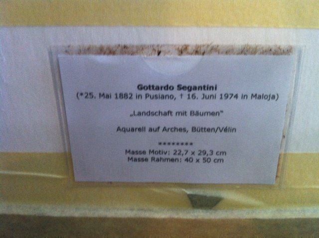 Dipinti: Gottardo Segantini, Originalgemälde – Usato da Einsiedeln venduto da artgallery59 4