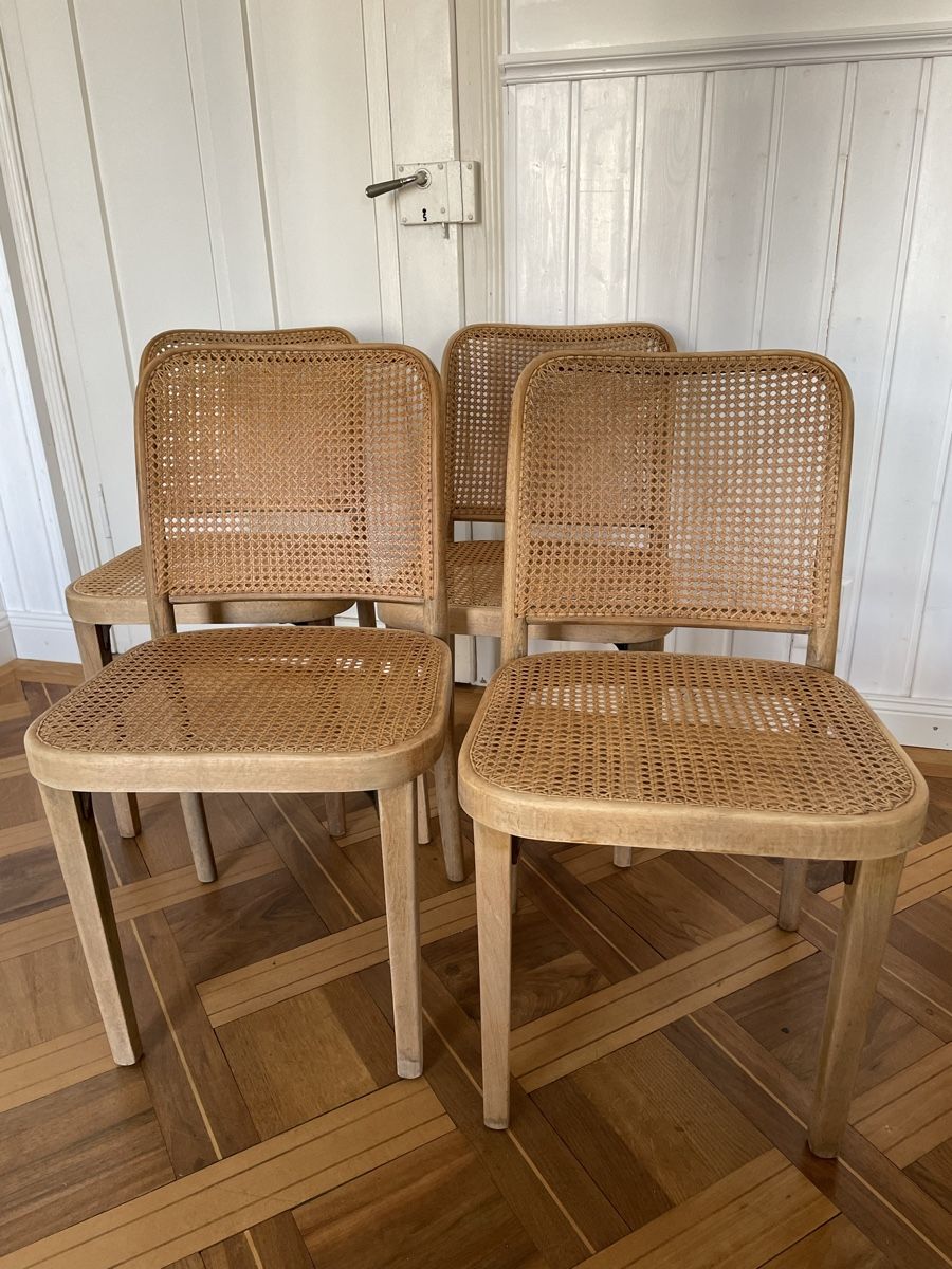 Thonet Sedie: 4 Thonet Stühle Modell A811  Horgen – Usato da Sirnach venduto da dasrosahaus 1