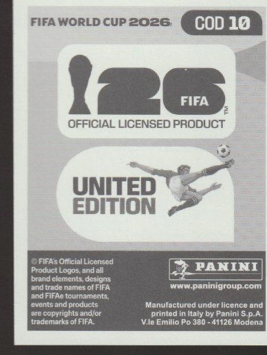 Panini Carte collezionabili: FIFA WORLD CUP 2026 Panini Sticker COD 10 EDO KAYEMBE – Nuovo (secondo la descrizione) da Vezia venduto da Aquarius_Age 1