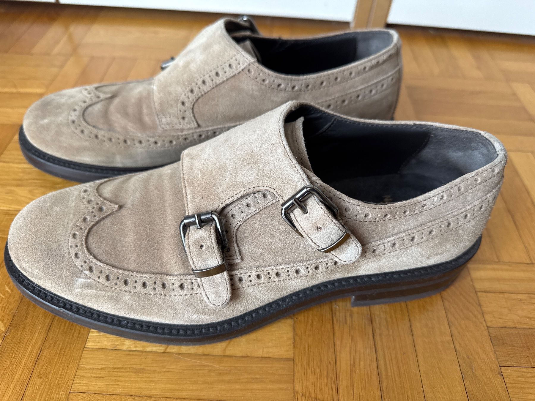 Navyboot Scarpe da uomo: Herren Navyboot Doppel-Monk Schuhe Gr. 41 – Usato da Winterthur venduto da britsi
